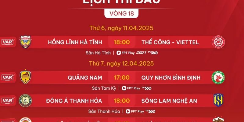 Cách BONG88 cung cấp lịch thi đấu nhanh và chính xác